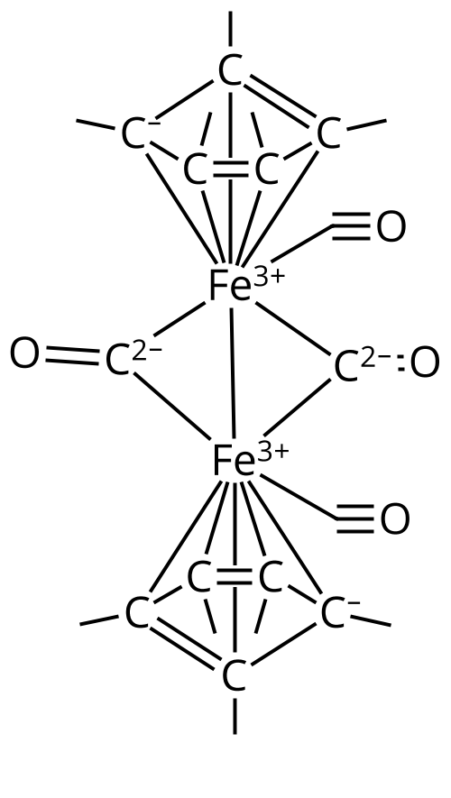 Pentamethylcyclopenadienyliron dicarbonyl dimer Chemical Structure
